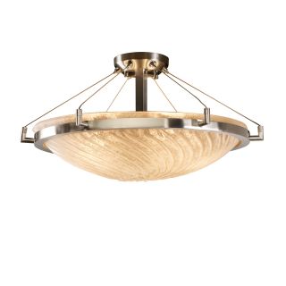 A thumbnail of the Justice Design Group GLA-9682-35-WHTW-LED-5000 Brushed Nickel