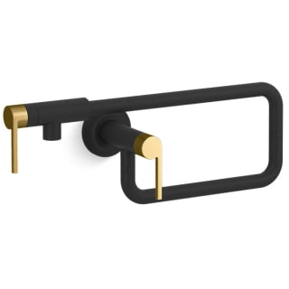 A thumbnail of the Kallista P23181-00 Matte Black with Brushed Brass Accents