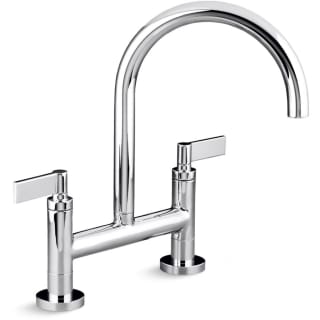 Kallista P25202 Lv Bl Matte Black One Bridge Kitchen Faucet With