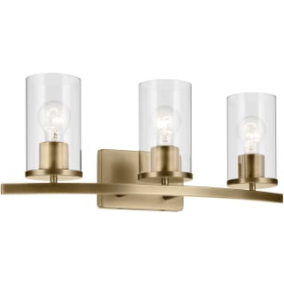 A thumbnail of the Kichler 45497 Natural Brass / Clear