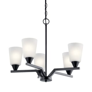 Kichler 52231BK Black Skagos 5 Light 22