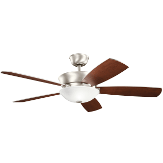 Kichler 300251ni Brushed Nickel Skye 54 Ceiling Fan With Led