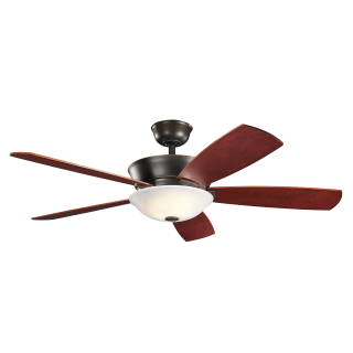 Kichler 300251olz Oiled Bronze Skye 54 Ceiling Fan With Led Light