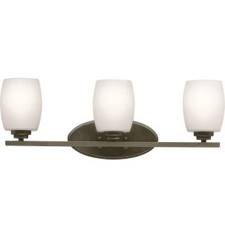A thumbnail of the Kichler 5098 Olde Bronze with Satin Glass