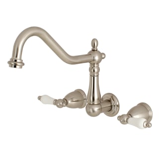 Kingston Brass Ks1028pl Brushed Nickel Heritage Wall Mounted Roman