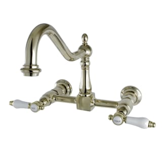 Kingston Brass Ks1242bpl Polished Brass Bel Air 1 8 Gpm Wall