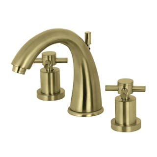 Polished Brass Kingston Brass KS2962DX Concord Widespread Lavatory Faucet with Cross Handle 7-Inch Spout Reach Polished Brass Kingston Brass KS2962DX Concord Widespread Lavatory Faucet with Cross Handle 7-Inch Spout Reach