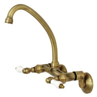 Kingston Brass Ks514ab Vintage Brass 1 8 Gpm Wall Mounted Bridge