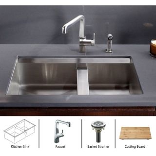 KOHLER 8 Degree Kitchen Sink Bowl Rack in Stainless Steel for K-3672
