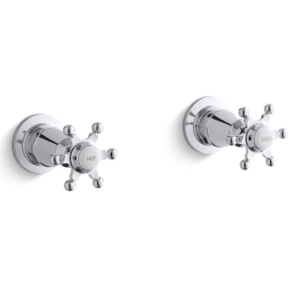 Kohler K 124 3 Cp Polished Chrome Antique Double Handle Valve Trim