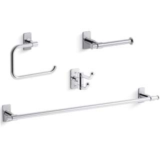 Castia by Studio McGee Double Robe Hook Vibrant Polished Nickel