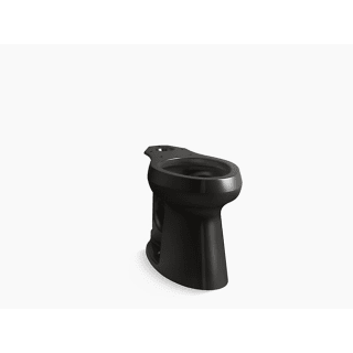 KOHLER Highline Elongated Chair Height Toilet Bowl Only in Black