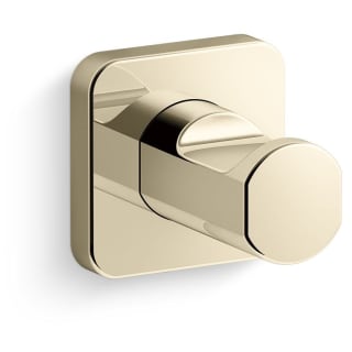 KOHLER Parallel Knob Robe/Towel Hook in Vibrant French Gold