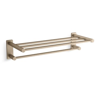 KOHLER Parallel 18 in. Wall Mounted Towel Bar in Vibrant Brushed Bronze