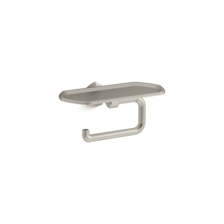 KOHLER Occasion Wall Mounted Toilet Paper Holder with Tray in Polished Chrome