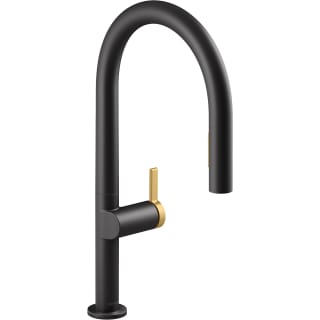 A thumbnail of the Kohler K-28268 Matte Black with Moderne Brass