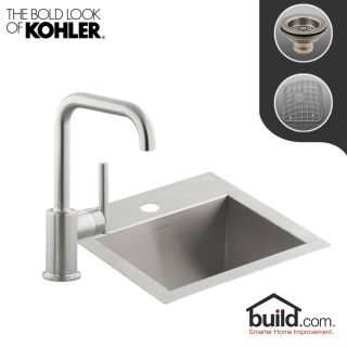Kohler K 3840 1 7509 Vs Vibrant Stainless Faucet Vault Kitchen Kit A Thumbnail Of The Kohler K 3840 1 7509 Vibrant Stainless