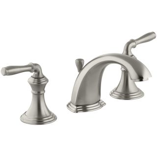KOHLER Devonshire K-394-4-2BZ 2-Handle Widespread Bathroom Faucet with Metal Drain Assembly in Oil-Rubbed Bronze Renewed 