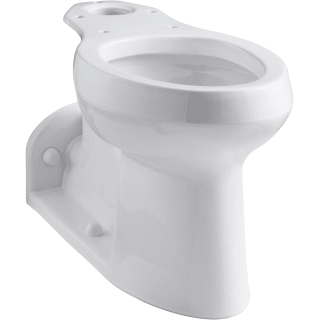 KOHLER Barrington Comfort Height Elongated Toilet Bowl Only in White