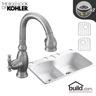 A thumbnail of the Kohler K-6626-6U/K-691 Brushed Chrome Faucet