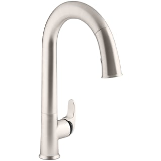 Kohler K 72218 B7 Vs Vibrant Stainless Sensate Touchless Pullout High Arch Kitchen Faucet With Grey Cap Response And Docknetik Technologies Faucetdirect Com