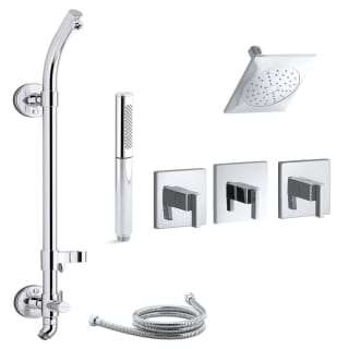 Kohler K Loure Ms11hr 4e Bn Vibrant Brushed Nickel Loure Thermostatic Hydrorail Eco Shower System With Single Function Shower Head Hand Shower Valve Trims Faucetdirect Com