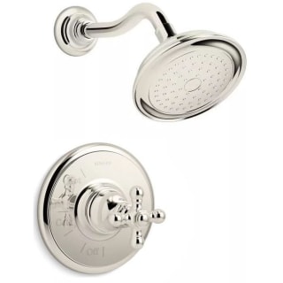 KOHLER Artifacts 1-Handle Valve Trim with Cross Handle in Vibrant Brushed Nickel
