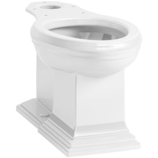 KOHLER Memoirs Comfort Height Elongated Toilet Bowl Only in Black Black