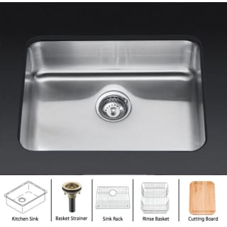 A thumbnail of the Kohler Undertone-K-3332-Package Stainless Sink / Brushed Bronze Basket Strainer