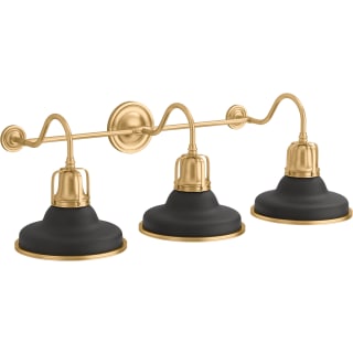 A thumbnail of the Kohler Lighting 32287-SC03 Matte Black / Brushed Modern Brass