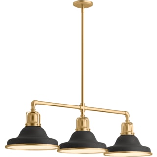 A thumbnail of the Kohler Lighting 32292-CH03 Matte Black / Brushed Modern Brass