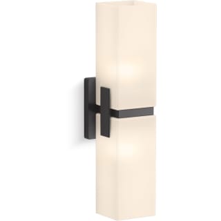 KOHLER Honesty 3-Light Matte Black Wall Sconce