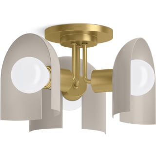 A thumbnail of the Kohler Lighting 31786-FM03 Biscuit Satin Brushed Moderne Brass