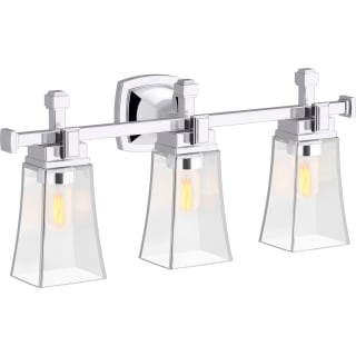 KOHLER Riff 3-Light Polished Chrome Wall Sconce