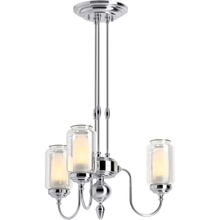 KOHLER Artifacts 3-Light Polished Chrome Chandelier