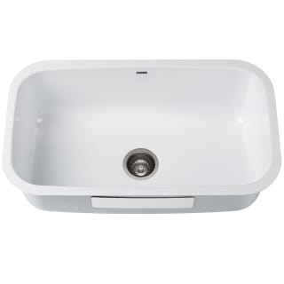 Kraus Keu14white White Pintura 31 1 2 Undermount Single Basin