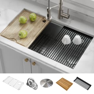 Kraus Kwu110 32 Stainless Steel Kore 32 Undermount Single Basin