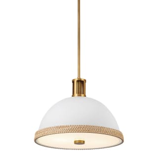 A thumbnail of the Kuzco Lighting PD331016 Matte White / Vintage Brass