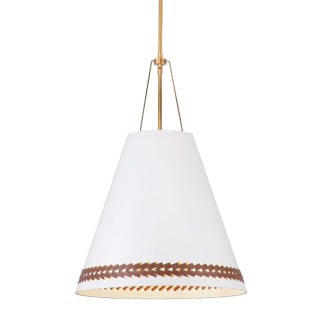 A thumbnail of the Kuzco Lighting PD342020 Matte White / Hazelnut Leather