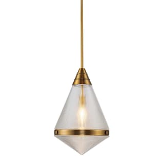 A thumbnail of the Kuzco Lighting PD348022 Vintage Brass / Clear Prismatic Glass