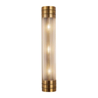 A thumbnail of the Kuzco Lighting WV348224 Vintage Brass / Clear Prismatic Glass