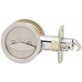 Kwikset UltraMax Round Pocket Door Lock 335 Privacy 93350-013 Antique Brass for sale online 