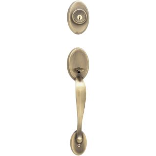 A thumbnail of the Kwikset 801CE-LIP-S Antique Brass