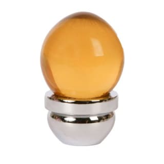 A thumbnail of the Lews Hardware 58-1AG Transparent Amber / Polished Chrome