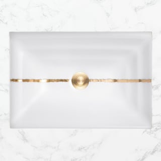 A thumbnail of the Linkasink AG02A White Glass with Brass