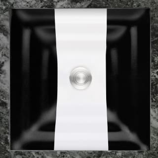 A thumbnail of the Linkasink AG13E Black Glass with White Accent