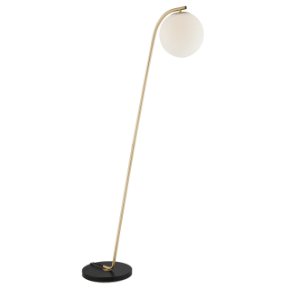 Gold accent on sale floor lamp