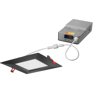 Lithonia Lighting WF8 SQ S LED 27K30K35K 90CRI MW M6 Matte White 2700K 3500K Wafer 8 LED Square Recessed Downlight with Adjustable Color Temperature IC Rated and Airtight LightingDirect