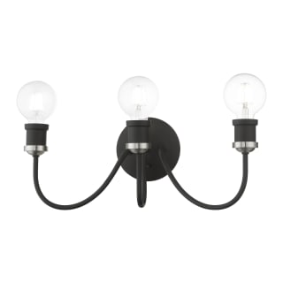 A thumbnail of the Livex Lighting 16573 Black / Brushed Nickel Accent