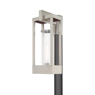【翌日発送可能】 Livex Lighting Light Single Delancey Nickel Brushed 20996-91 衛生日用品
